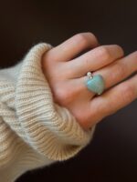Pierścionek Amazonitove