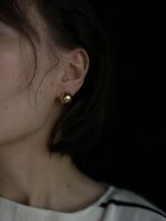 Kolczyki Sphere Gold - obrazek 2