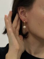 Kolczyki Classic White - obrazek 2