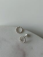 Kolczyki Circle in Silver - obrazek 2