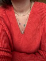 Łańcuszek z perłą barokową