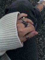 Pierścionek Natural Hematite